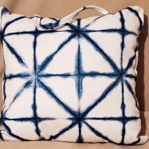 The Indigo Star Handle Pillow