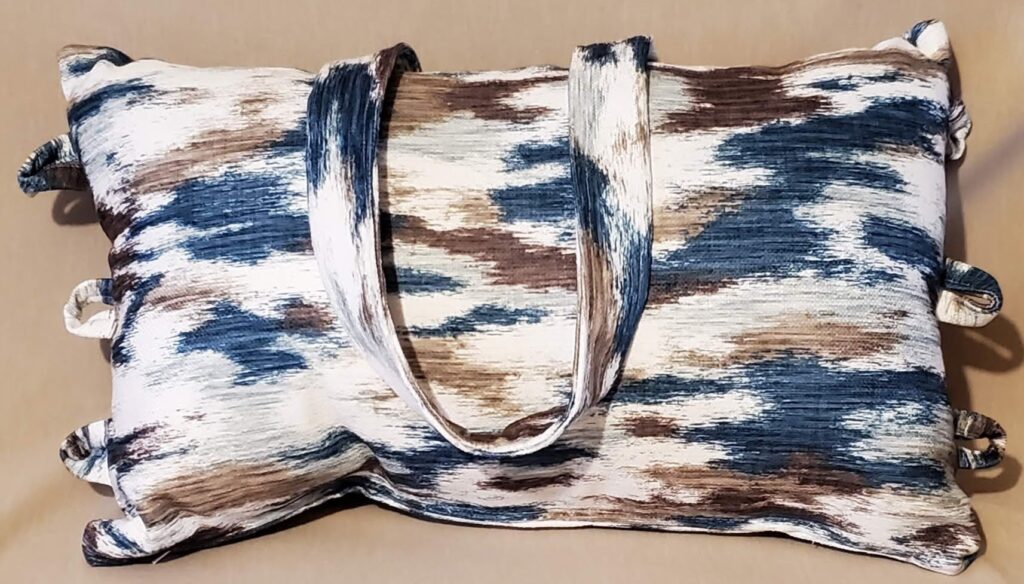 Rustic Blue Pillow