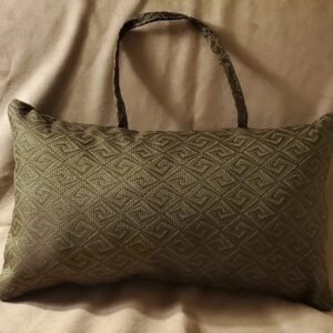 The Olive Geo Handle Pillow