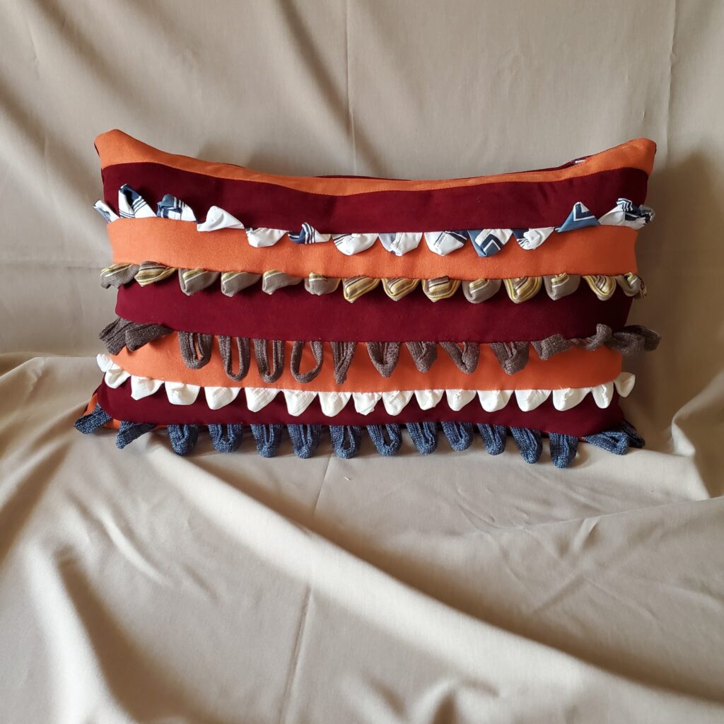 The Sunset Fringe Pillow