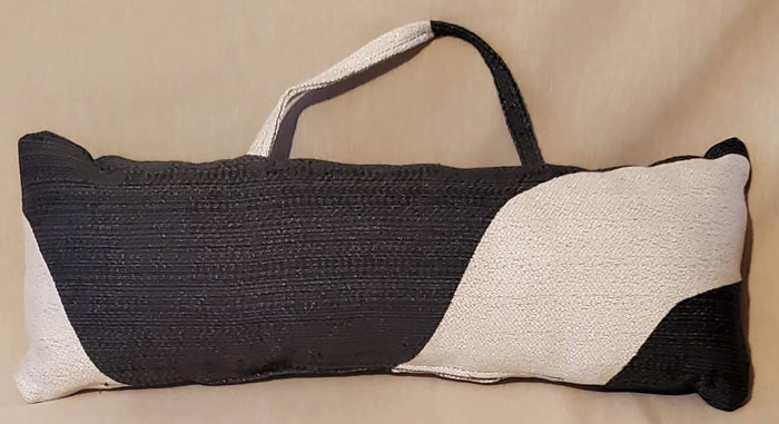 The Gray chic handle pillow