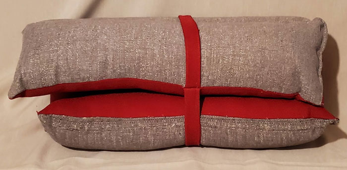 The Red Fold Pillow