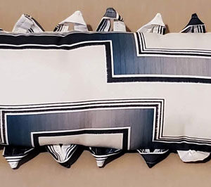 The Philly Fringe handle pillow