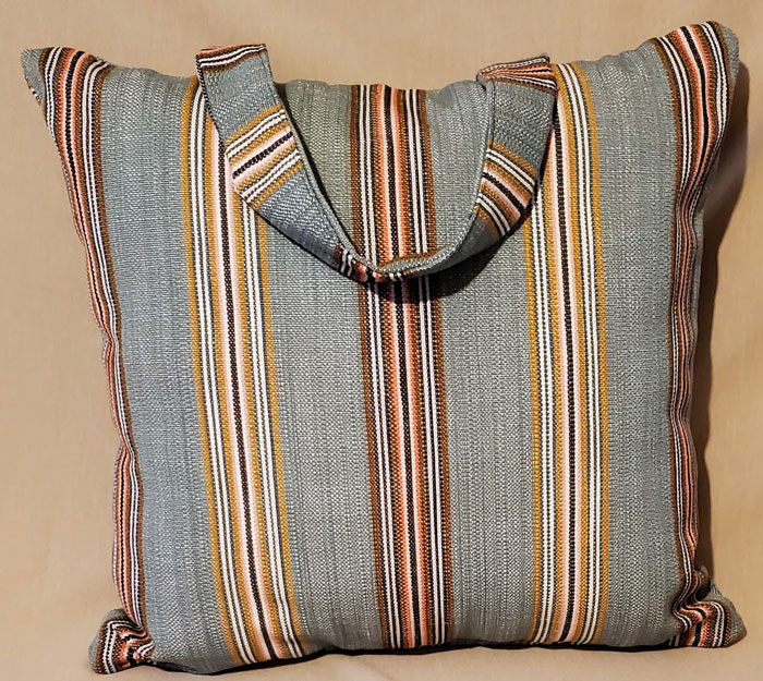 The pin stripe handle pillow - Image 2