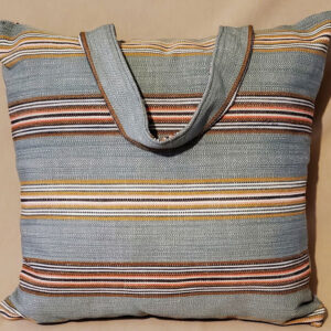 The pin stripe handle pillow