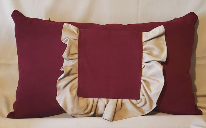The cranberry pillow