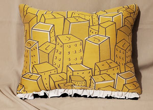 The Abstract Geometric Design Pillow