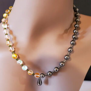Yellow Moonlite Matt Necklace