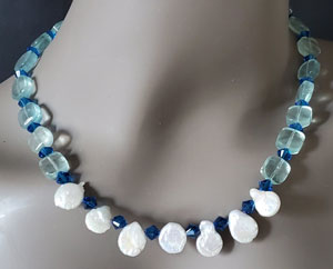 The Flourite Heishi Necklace