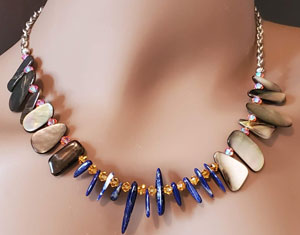 The Black Mop Necklace
