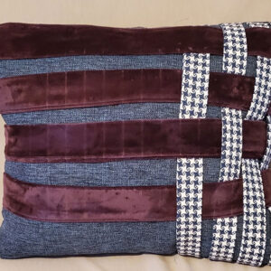 The Denim Houndstooth Pillow