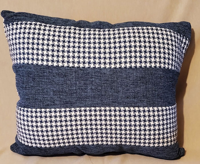 The Denim Houndstooth Pillow - Image 2