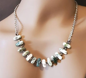 The Tree Agate Necklace