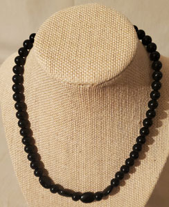 Black odsidain necklace