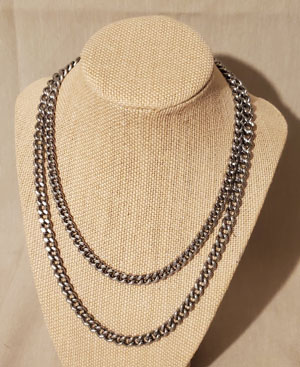 Double Stainless steel Necklace